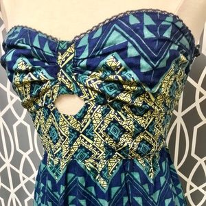 Long Strapless Dress